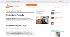 Desktop Screenshot of antalyacocukpsikologu.com